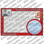 Image of certificate of authenticity for Rose, Pete 