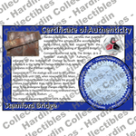 Image of certificate of authenticity for Stamford Bridge (Chelsea Football Club) - front