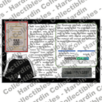 Image of certificate of authenticity for Tyson, Mike - Event-Worn Relic - back
