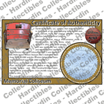 Image of certificate of authenticity for Winston-Salem Memorial Coliseum (Wake Forest University) - front