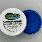 Aquamarine Mica Powder Jar - Maneater 1oz