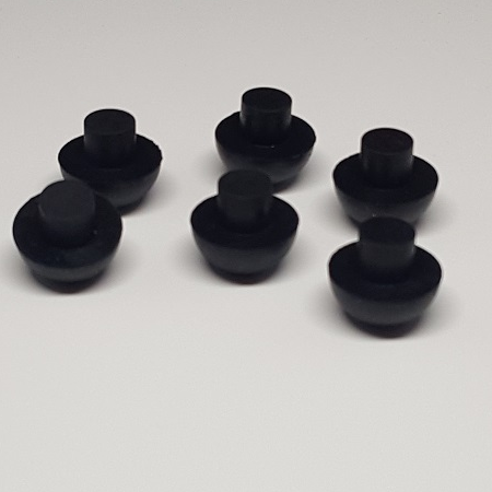 Gator Mold - Replacement Black Mushroom Plugs