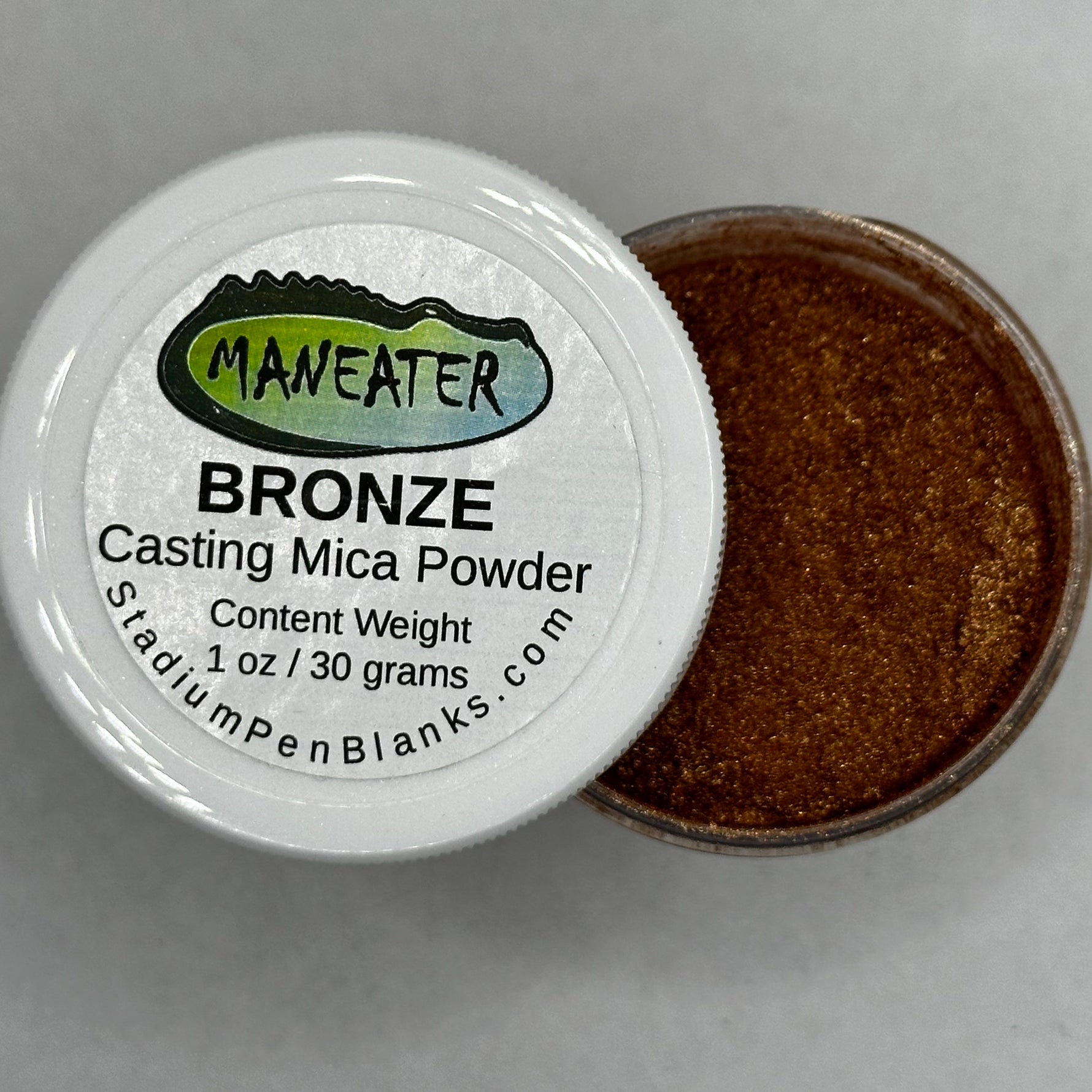 Bronze Mica Powder Jar - Maneater 1oz