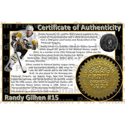 Gilhen, Randy #15 - Game Played Relic