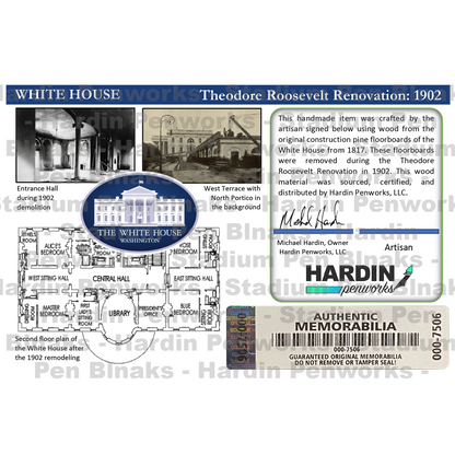 White House – Pre-Tubed Wood Pen Blanks