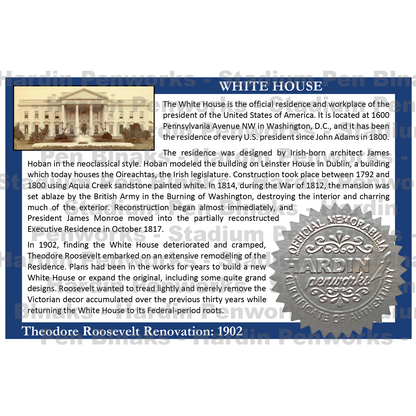 White House – Solid Wood Pen Blanks