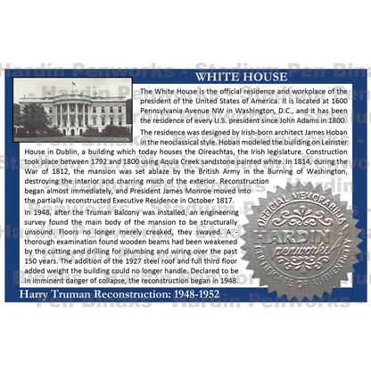 White House – Solid Wood Pen Blanks