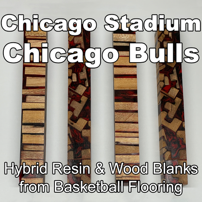 Chicago Stadium {Hybrid Wood/Resin Blanks} [Basketball Floor] (Chicago Bulls)