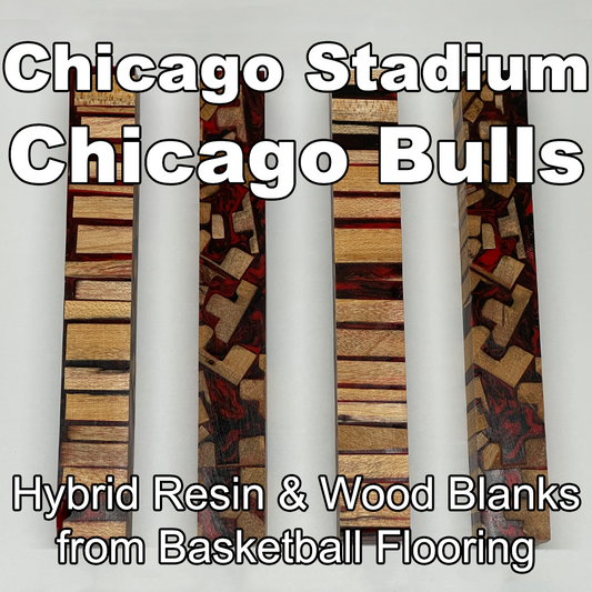 Chicago Stadium {Hybrid Wood/Resin Blanks} [Basketball Floor] (Chicago Bulls)