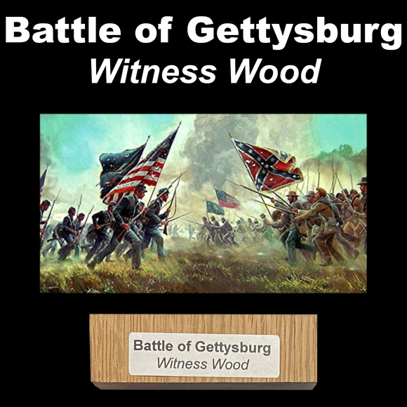 Battle of Gettysburg Witness Wood