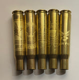 Engraved .50 BMG Shell Casings