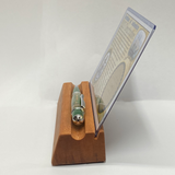 Wooden Pen Stand and COA Holder
