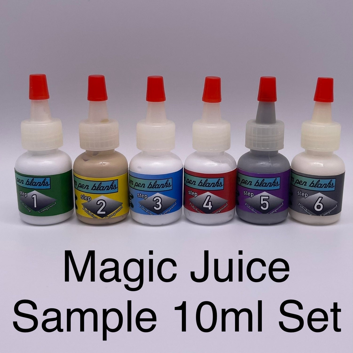 SPB Magic Juice Polishing Compound 10ml Sample Set