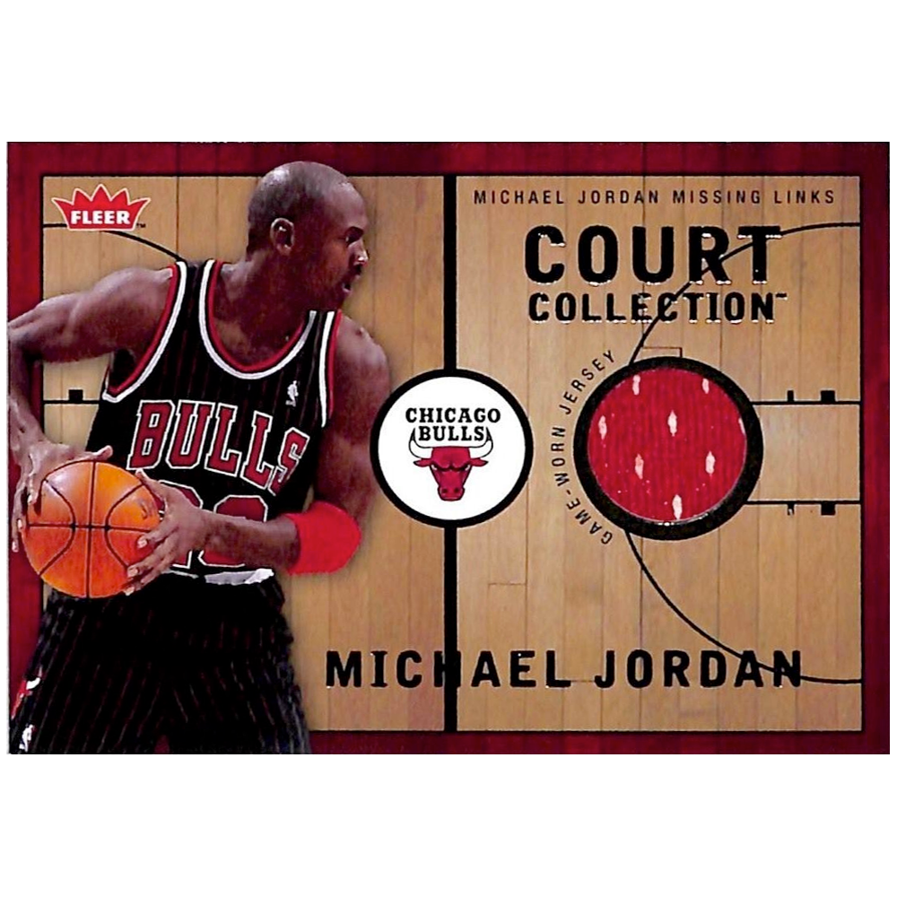 Michael Jordan Chicago Bulls Game Used Court Section