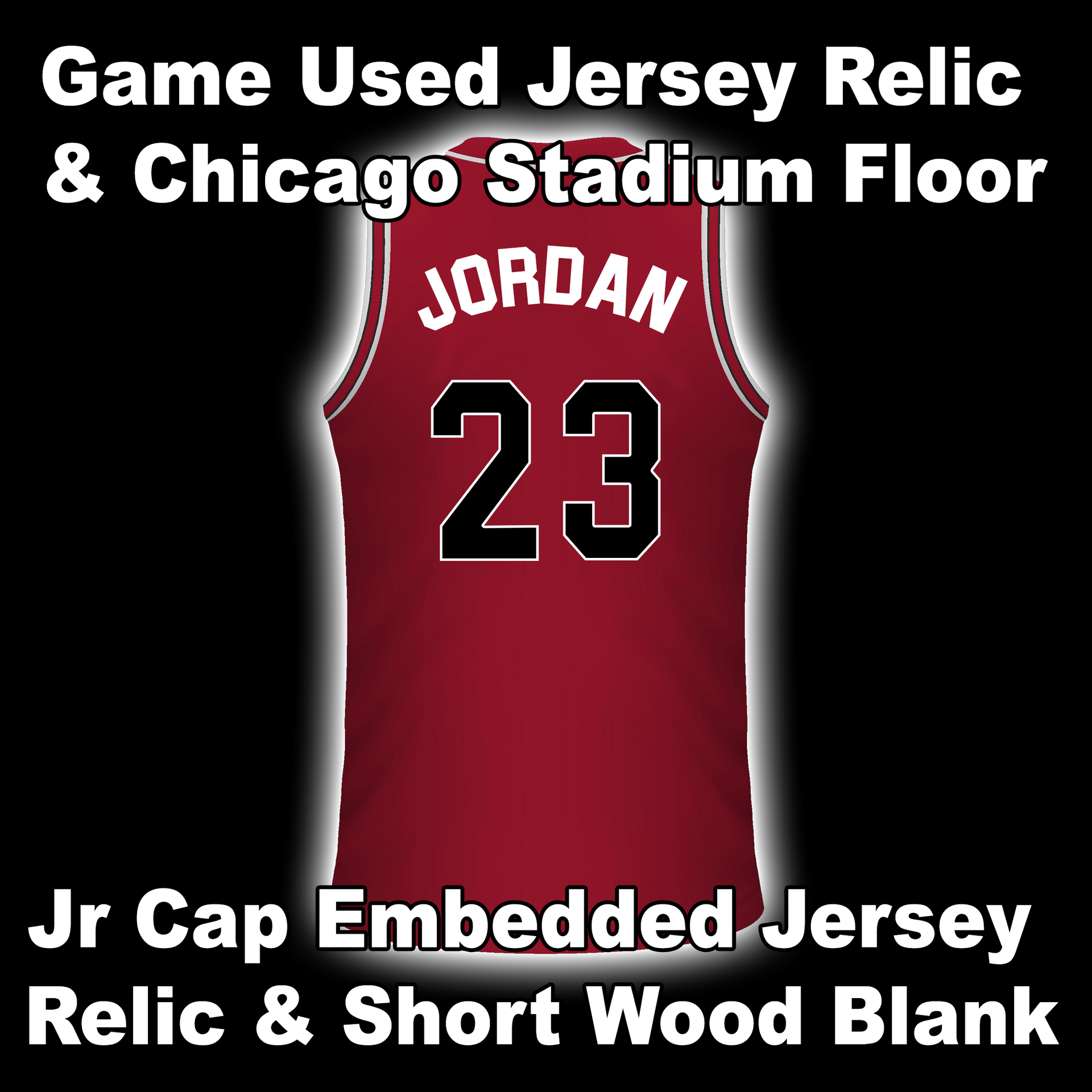 Jordan Michael 23 Game Played Relic Stadium Pen Blanks