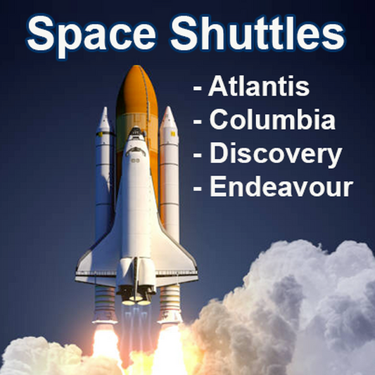 NASA Space Shuttle Embedded Pen Blanks