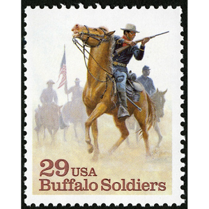Buffalo Soldiers Stamp Blank