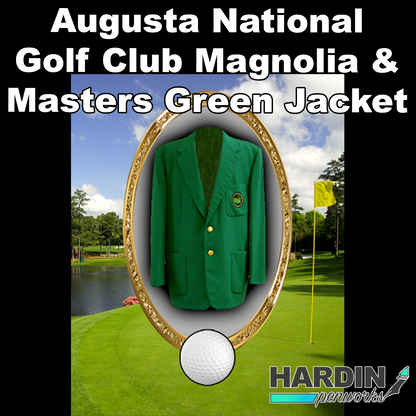 Augusta National Golf Club and Masters Green Jacket Relic