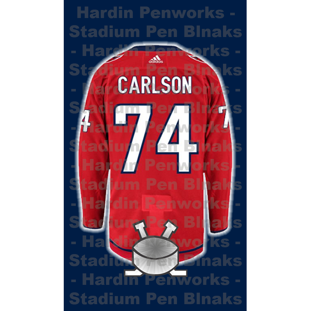 Carlson, John #74 - Game Played Relic