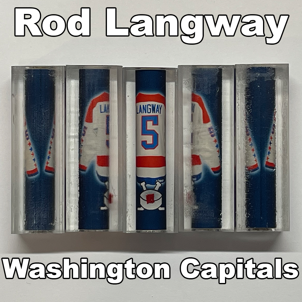 Langway, Rod #5 - Game Played Relic