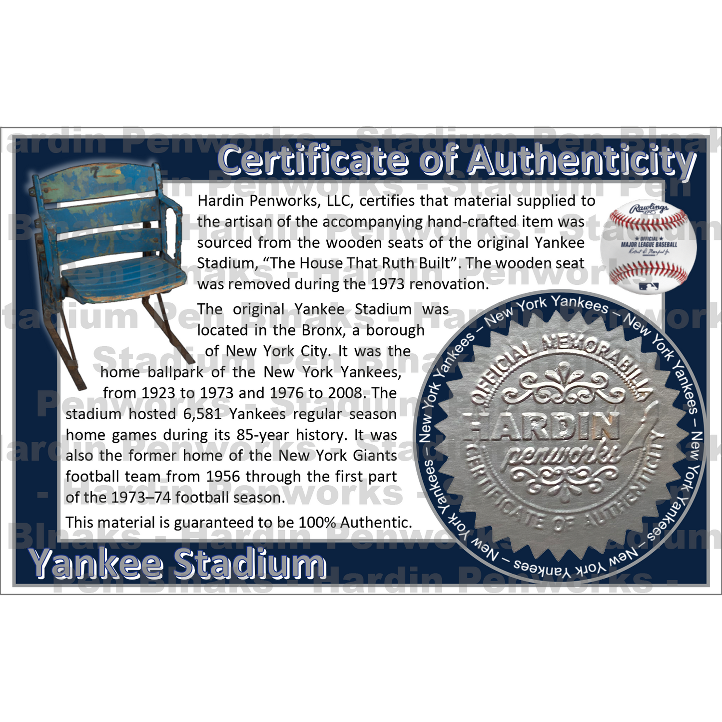 Yankee Stadium [The House That Ruth Built] (New York Yankees)