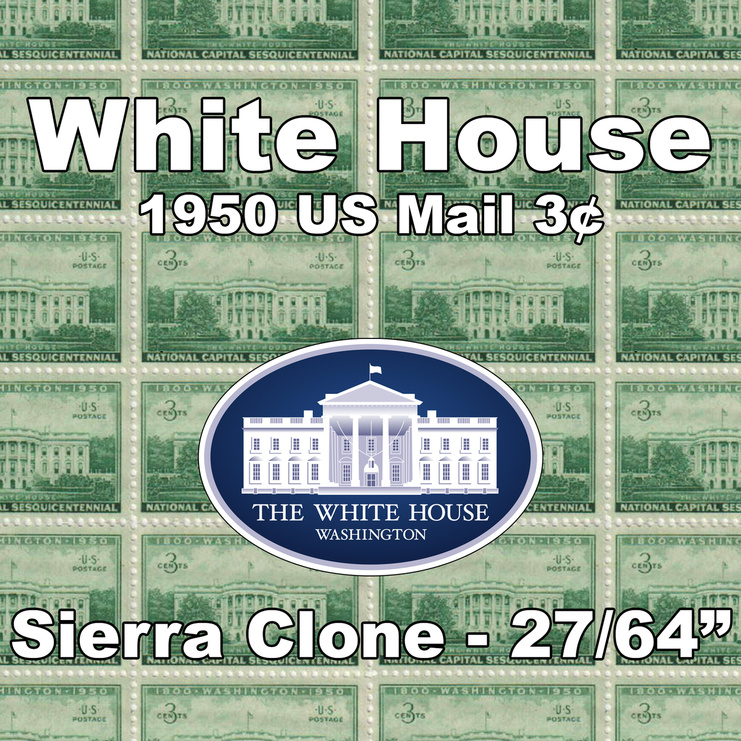 White House – Pre-Tubed Stamp Blanks