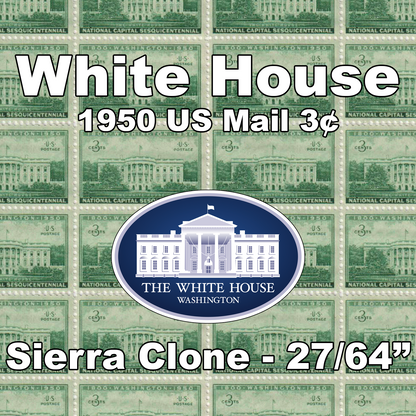 White House – Pre-Tubed Stamp Blanks