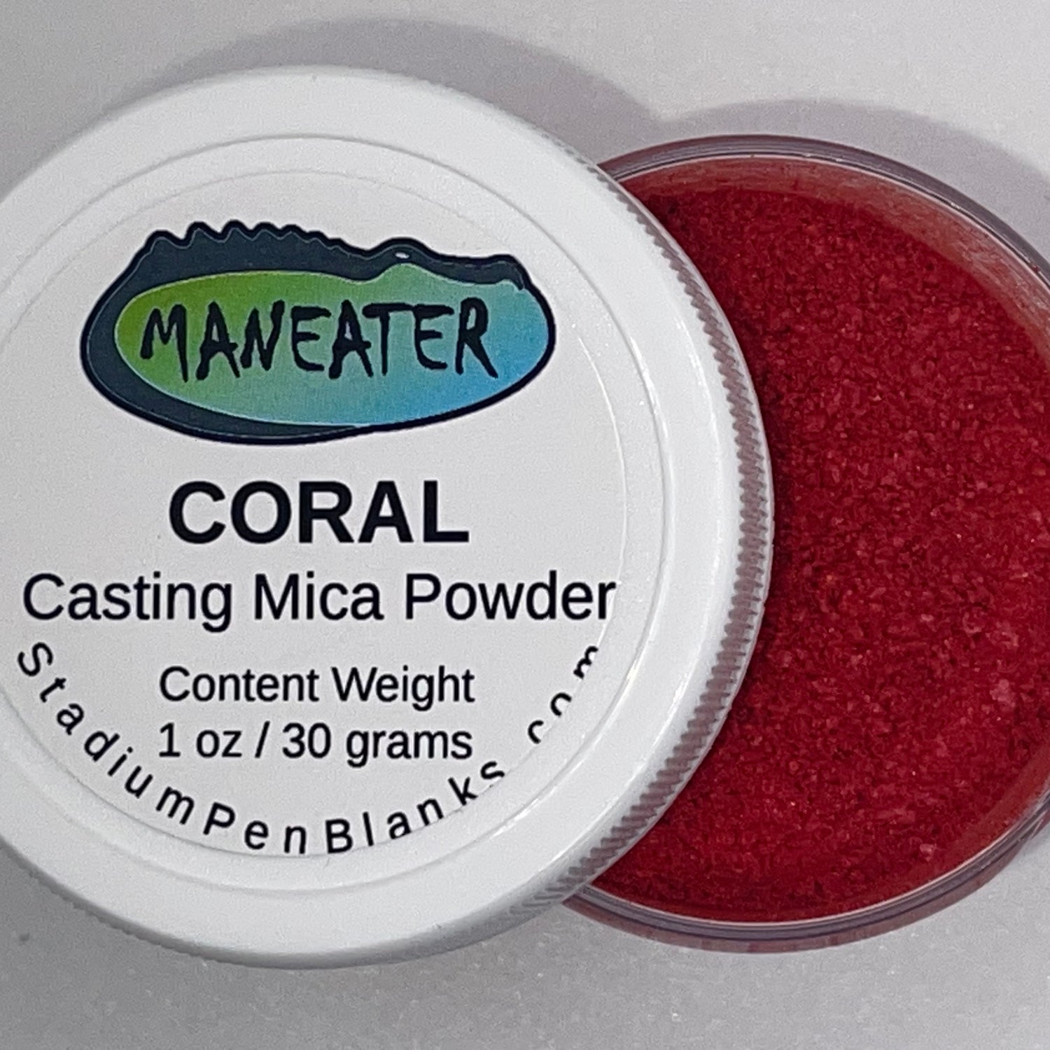 Coral Mica Powder Jar - Maneater 1oz