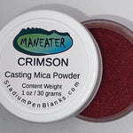 Crimson Mica Powder Jar - Maneater 1oz