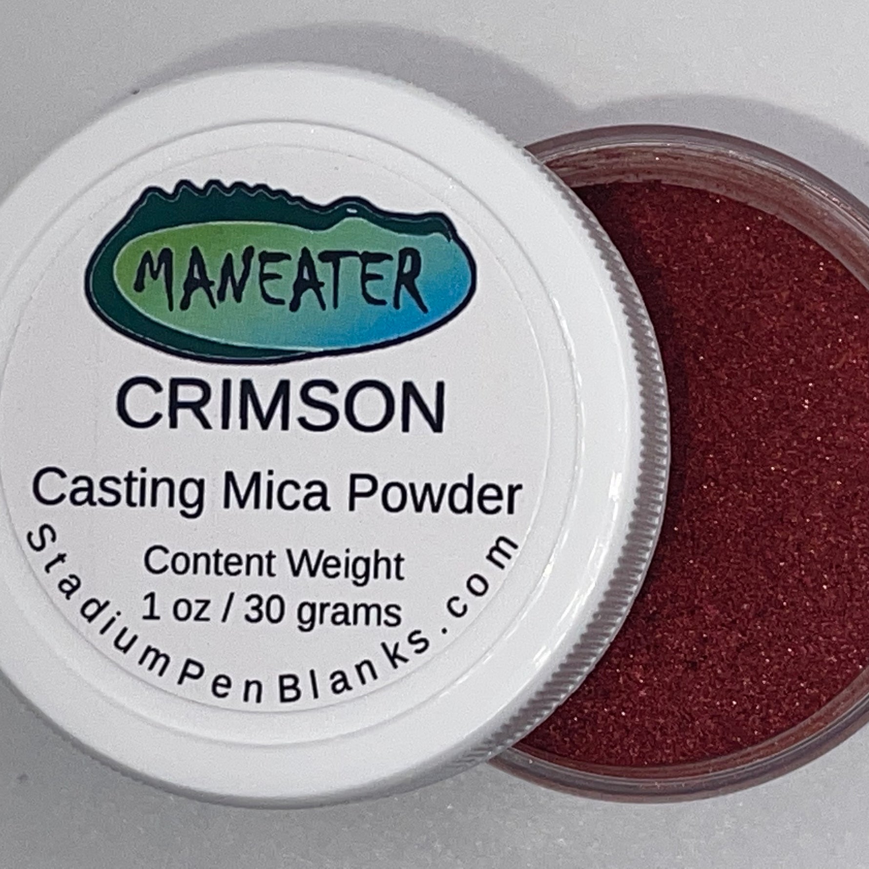 Crimson Mica Powder Jar - Maneater 1oz
