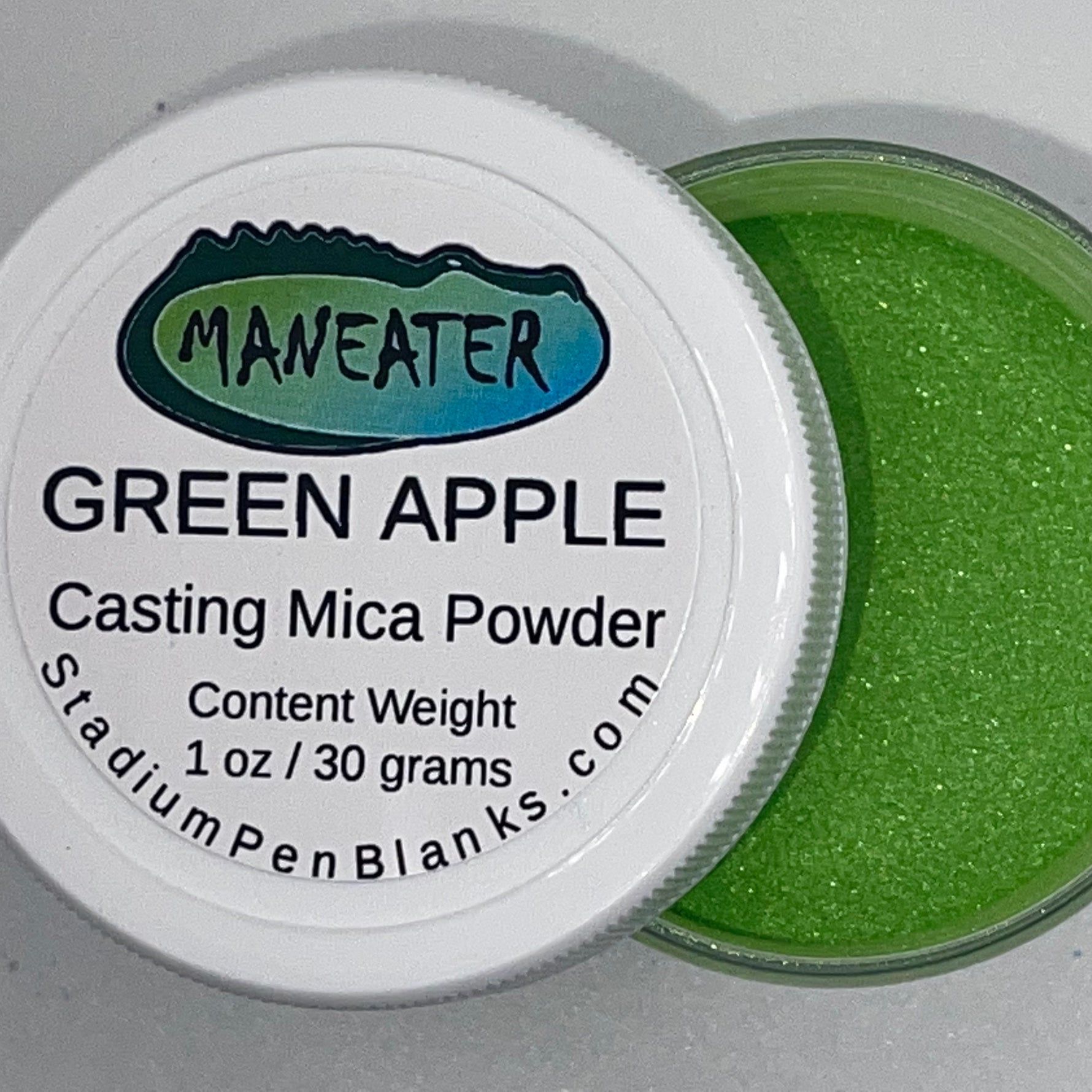 Green Apple Mica Powder Jar - Maneater 1oz