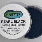 Pearl Black Mica Powder Jar - Maneater 1oz