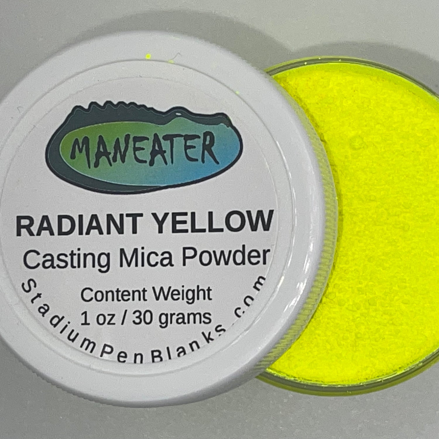 Radiant Yellow Mica Powder Jar - Maneater 1oz