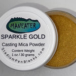 Sparkle Gold Mica Powder Jar - Maneater 1oz